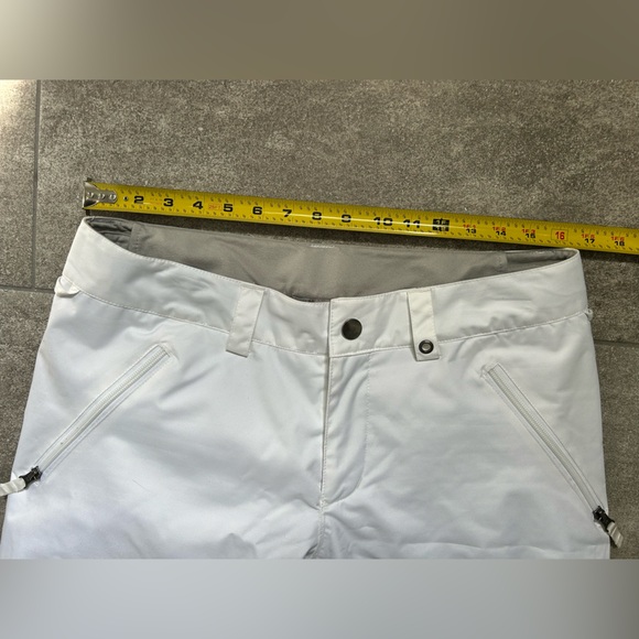 Burton white dry ride snow board ski pants women Size M - Picture 4 of 10